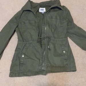 Green army jacket